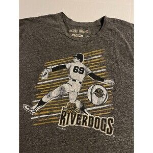 Charleston Riverdogs MiLB Minor League Baseball Retro T-Shirt XL Rays Carolina
